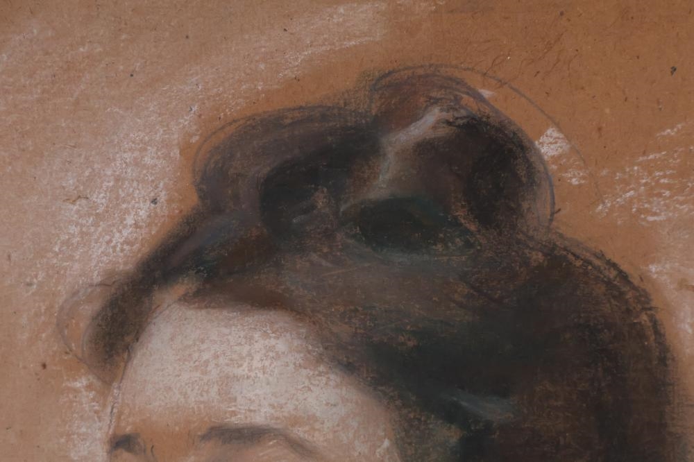 Artwork by Jerome Myers, Mrs. Rindskopf, Made of Pastel And Pencil On Board