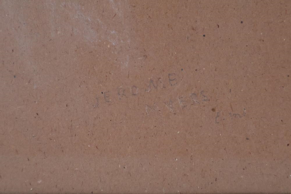 Artwork by Jerome Myers, Mrs. Rindskopf, Made of Pastel And Pencil On Board