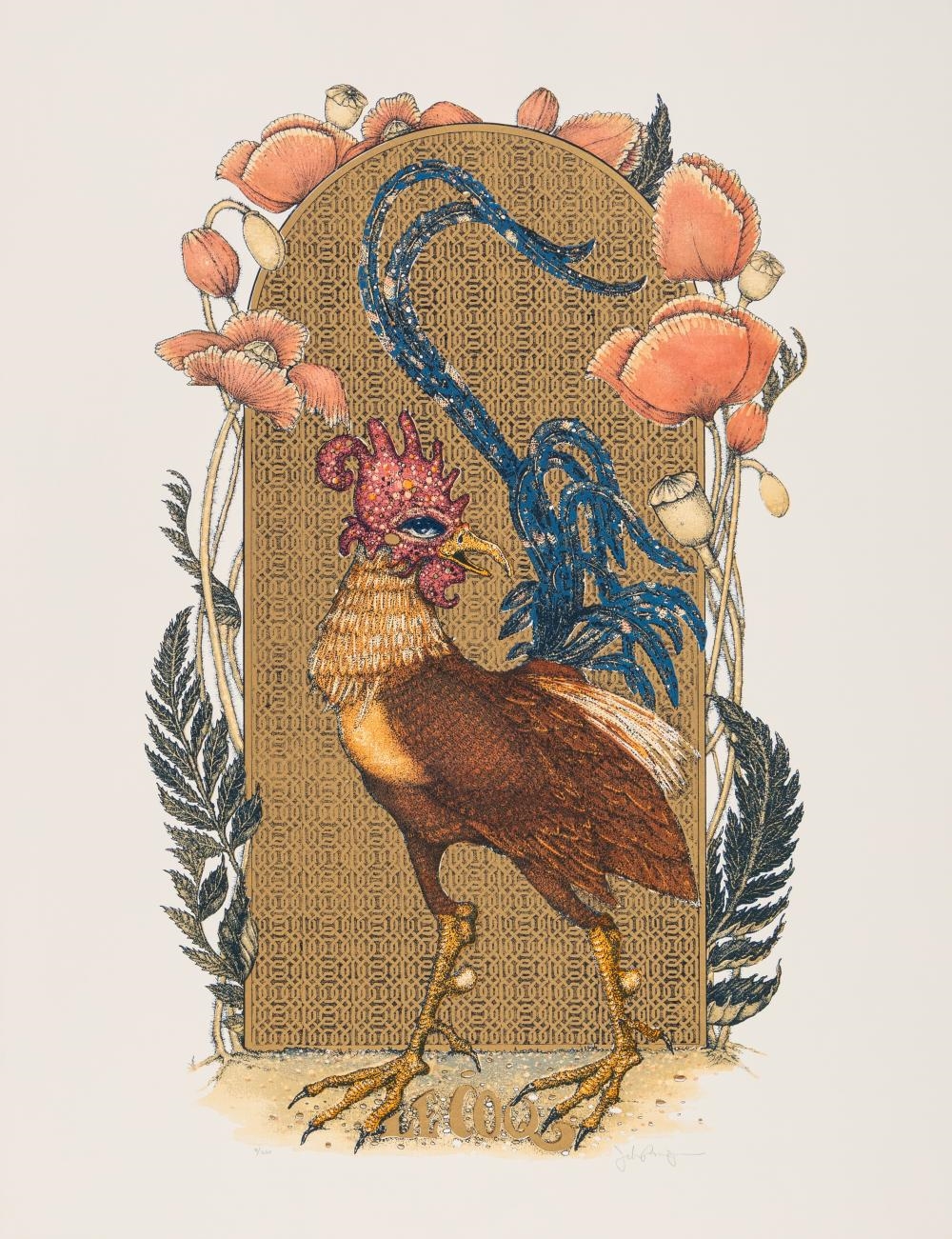 John Paul Morgan | Untitled - Rooster | MutualArt