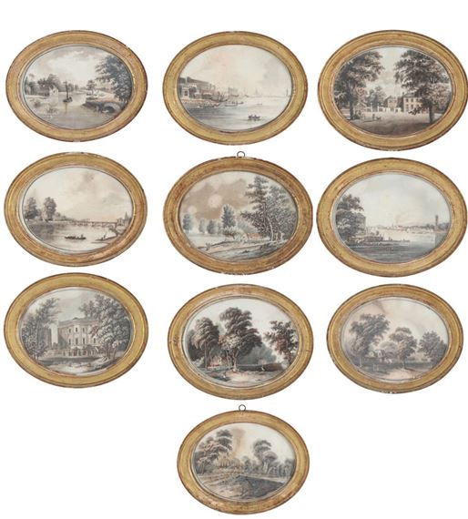 The John Brown Set of Ten English Landscape Engravings - Julie Bélanger