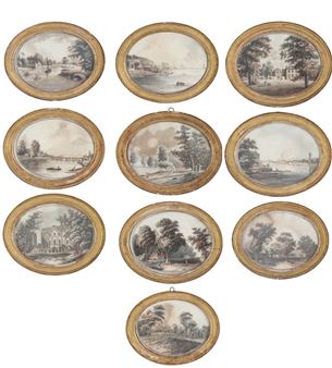 The John Brown Set of Ten English Landscape Engravings - Julie Bélanger