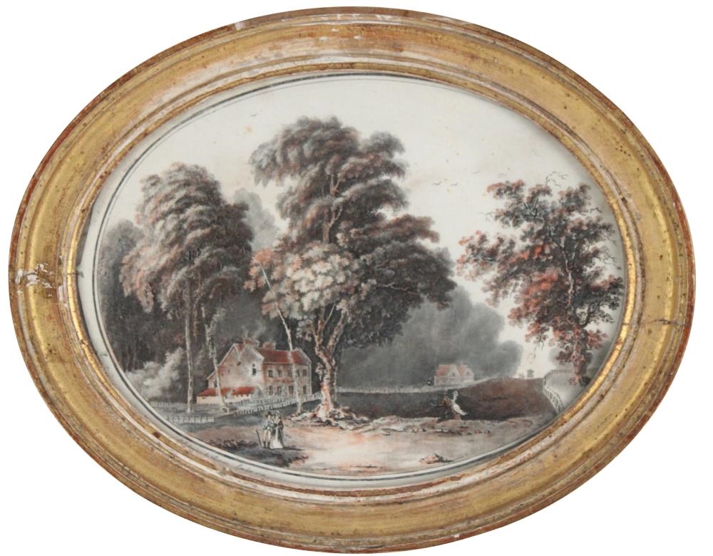 Artwork by Julie Bélanger, The John Brown Set of Ten English Landscape Engravings, Made of Engravings