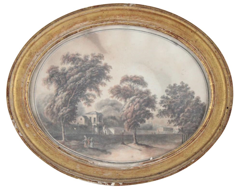 Artwork by Julie Bélanger, The John Brown Set of Ten English Landscape Engravings, Made of Engravings