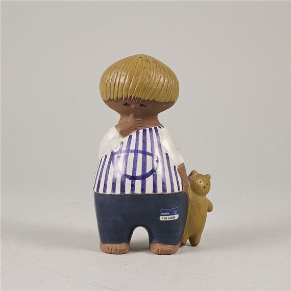 Lisa Larson | Skulptur, Amalia ur serien ABC-flickor | MutualArt