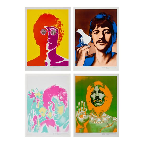 The Beatles (4 works by Richard Avedon, 1967