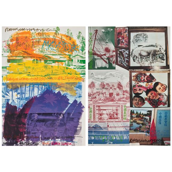Robert Rauschenberg | Poster for ROCI Malaysia; Poster for ROCI China ...