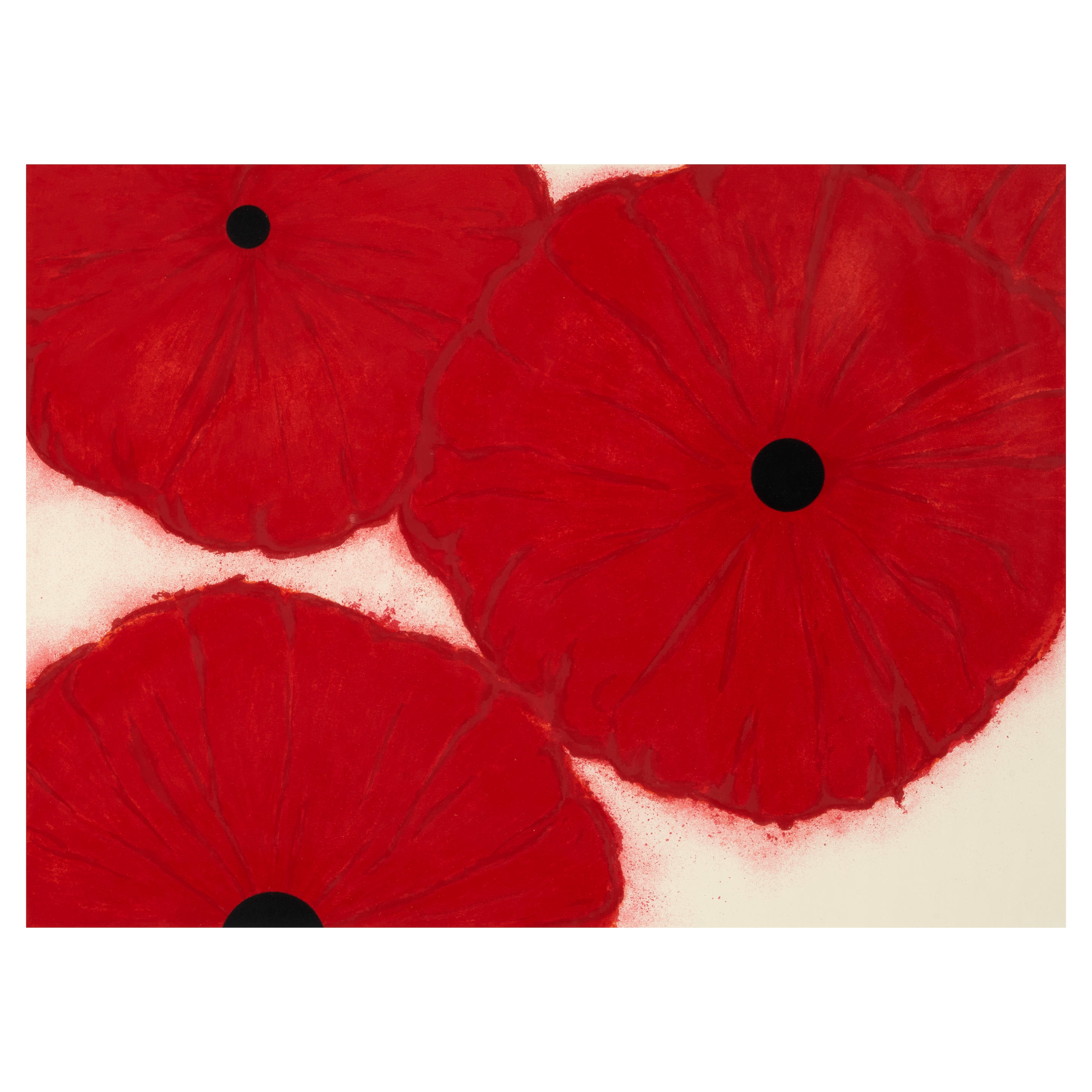 Donald Sultan | Four Reds (2002) | MutualArt