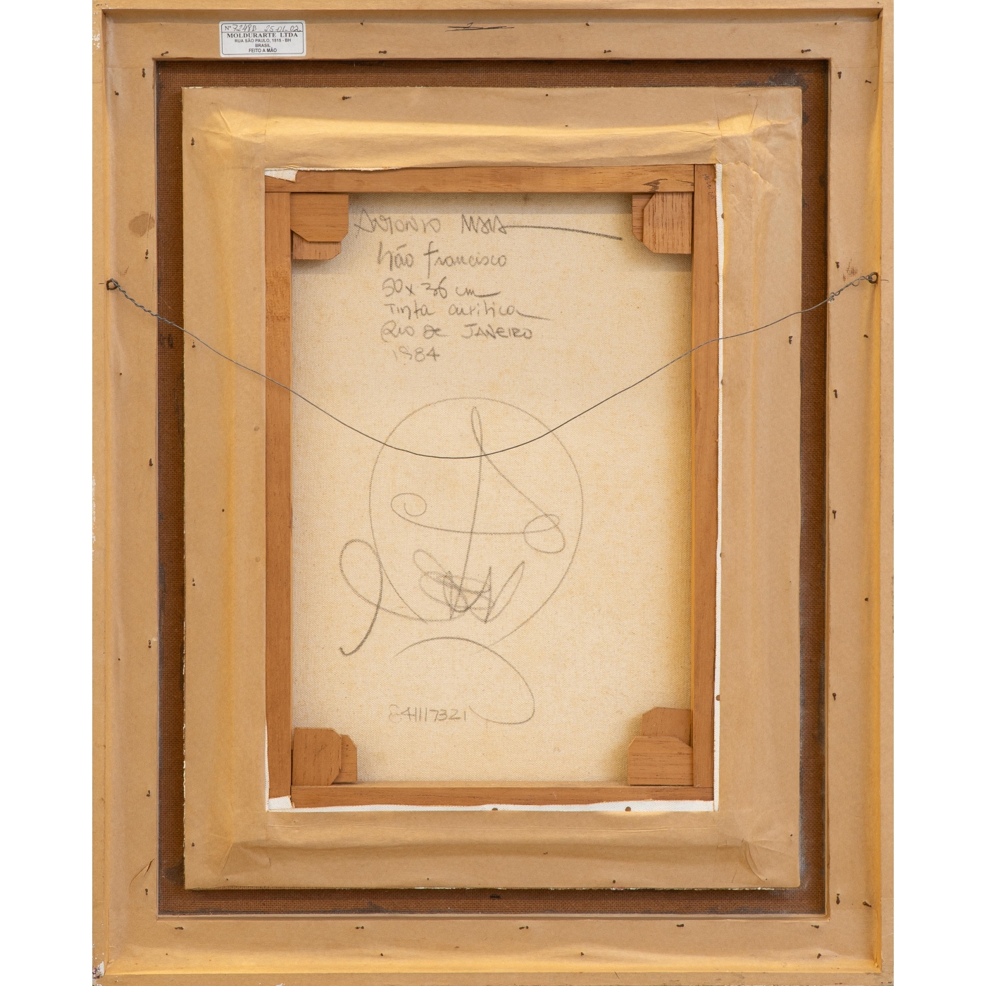 Artwork by Antonio Maia, São Francisco, Made of acrylic on canvas