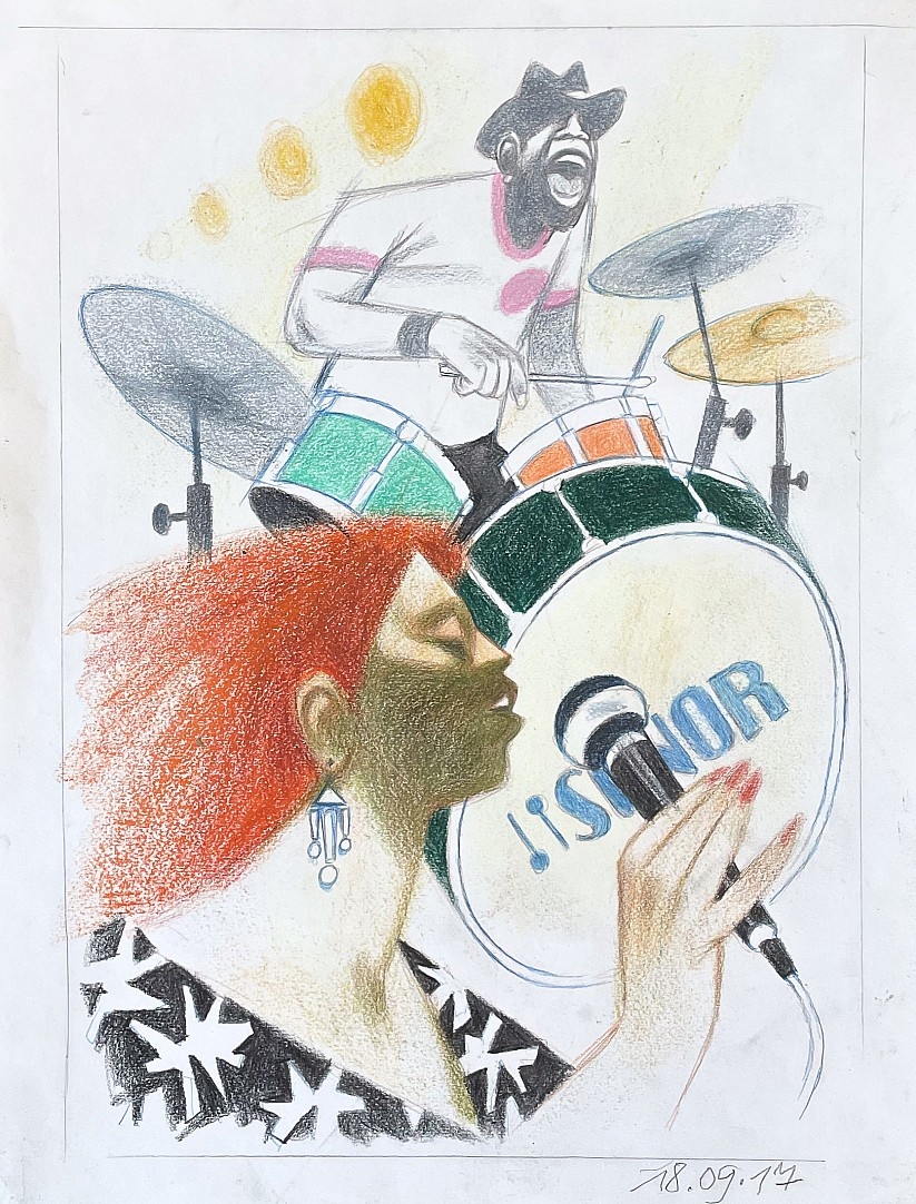 Artwork by Oldřich Jelínek, Jazz I