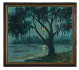 Moonlight on the Bayou - Gideon Townsend Stanton