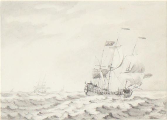 Ship at Sea - Francis Swaine