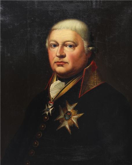 Portrait of a noble gentleman by German School, 18th Century, 18th century