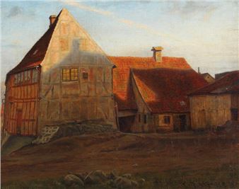 Hus i aftensol - Lili Elbe