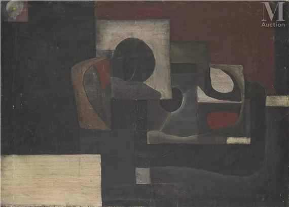 Composition abstraite by French School, 20th Century