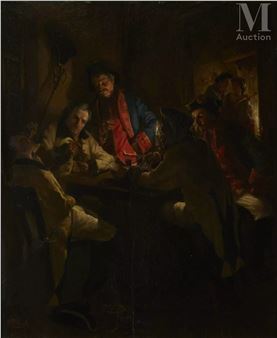 La partie de cartes - Georges Verdier