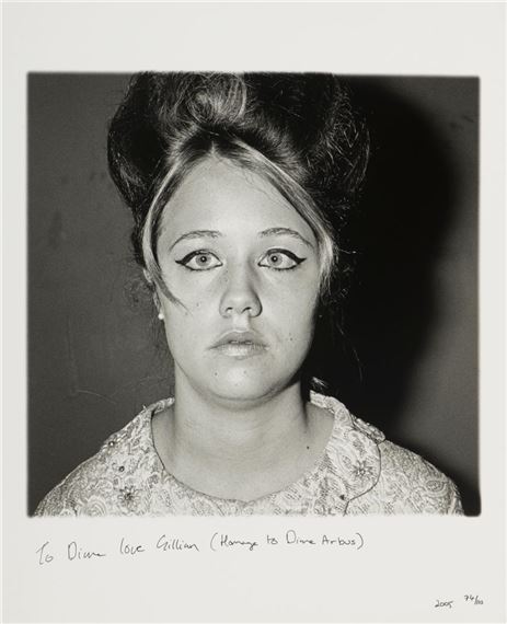 To Diane love Gillian (Homage to Diane Arbus - Gillian Wearing