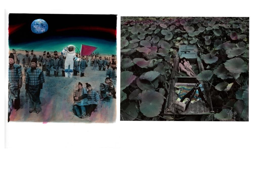 Artwork by Chen Nong, No. 4, from the series 'Lily pound, Made of Hand-Coloured Gelatin Silver Prints