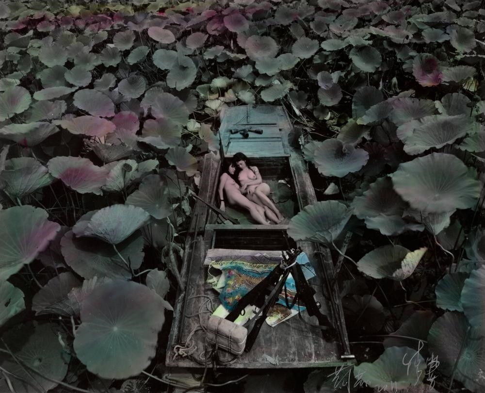 Artwork by Chen Nong, No. 4, from the series 'Lily pound, Made of Hand-Coloured Gelatin Silver Prints
