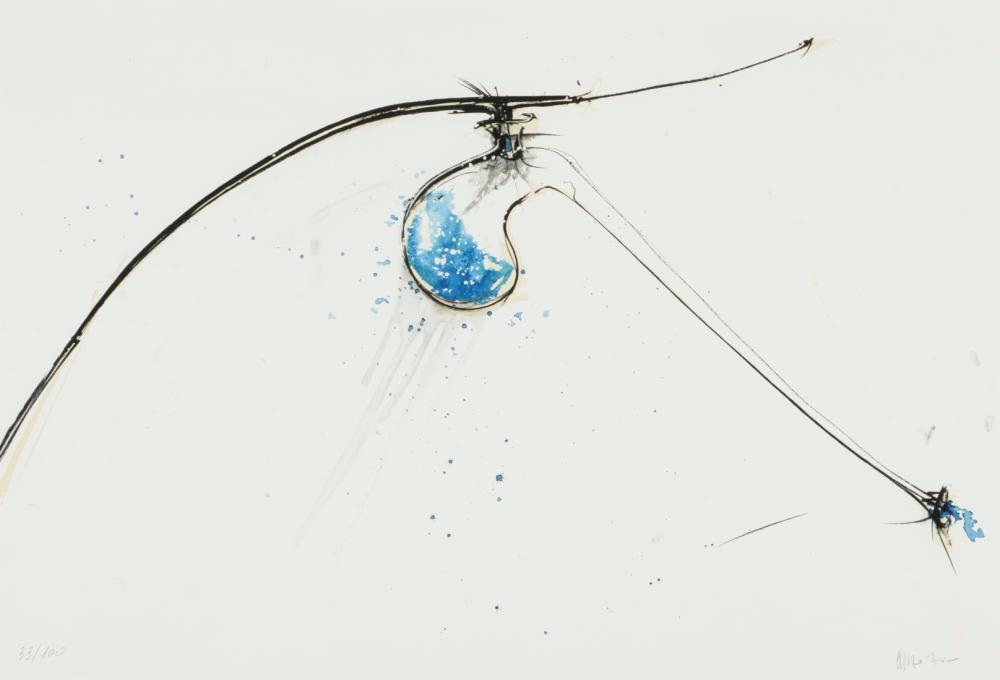 Artwork by Gilberto Zorio, Untitled, Made of Mixed Media Lithograph On Paper