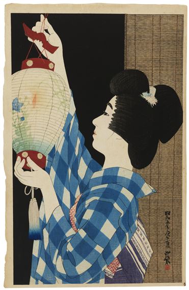 Gifu chochin (Gifu paper lantern) by Shinsui Ito, 1930