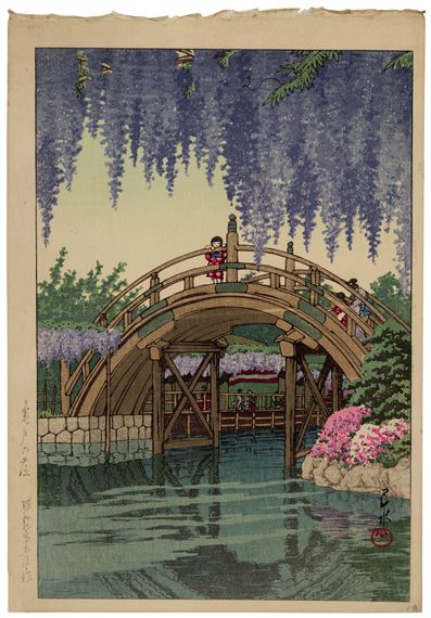 Kameido no fuji (Wisteria at Kameido)