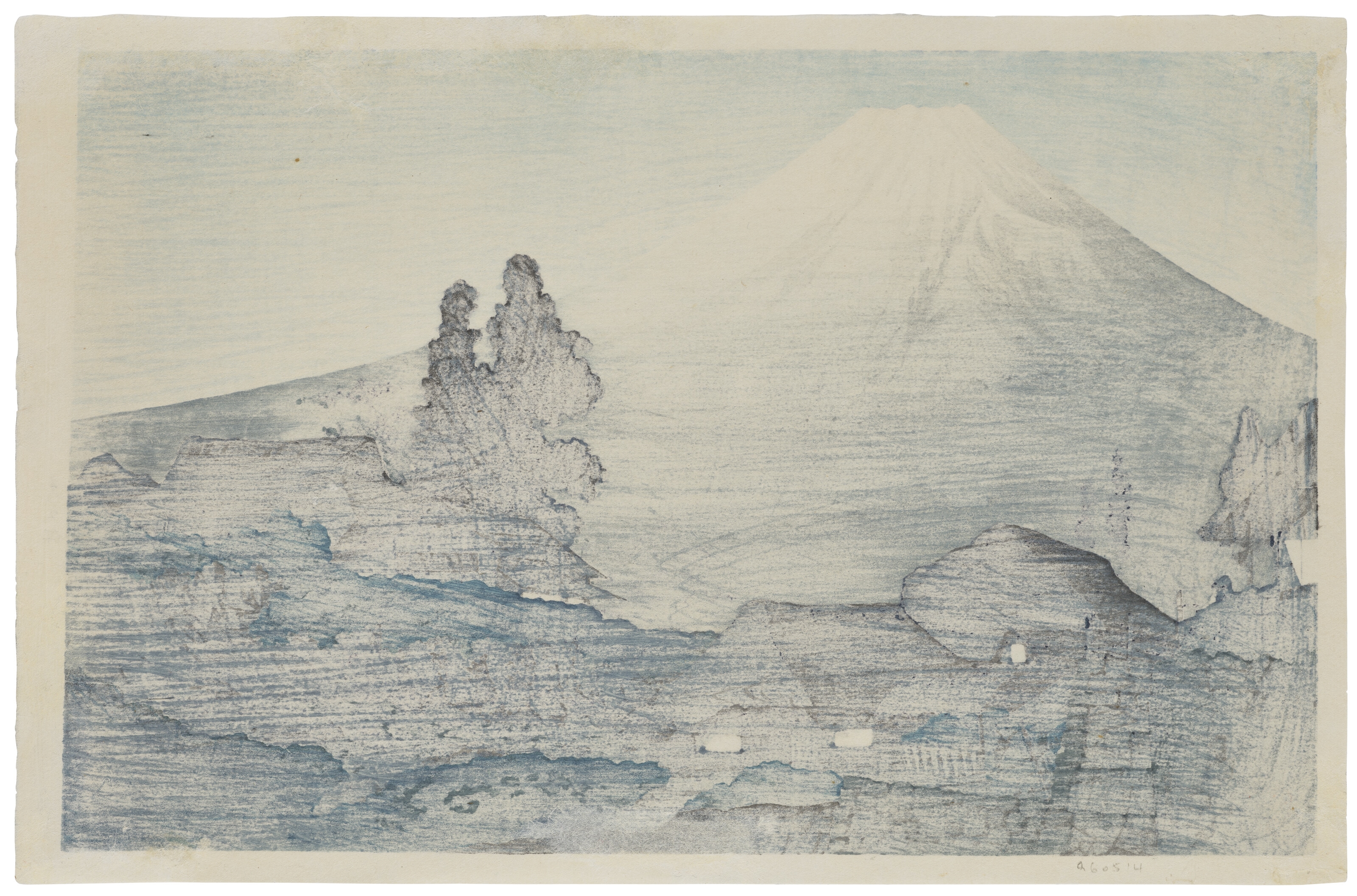 Artwork by Takahashi Shōtei, Mizukubo, Made of Woodblock print