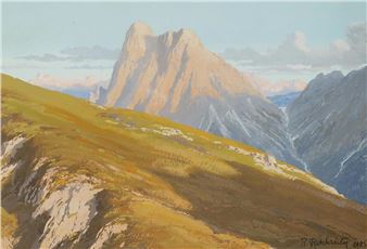 Peitlerkofel von der Plose bei Brixen - Rudolf Reschreiter