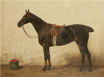 VOLKERS, FRITZ, 1868 Düsseldorf - 1944 Fischenich, Porträt eines Rennpferds - Fritz Volkers