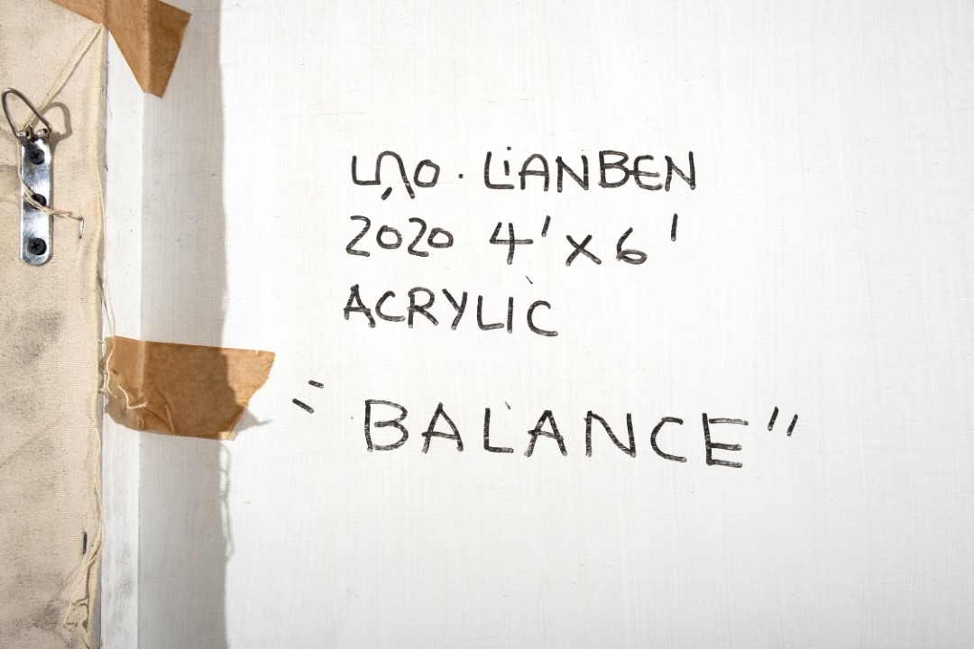 Artwork by Lao Lian Ben, Balance, Made of Acrylic