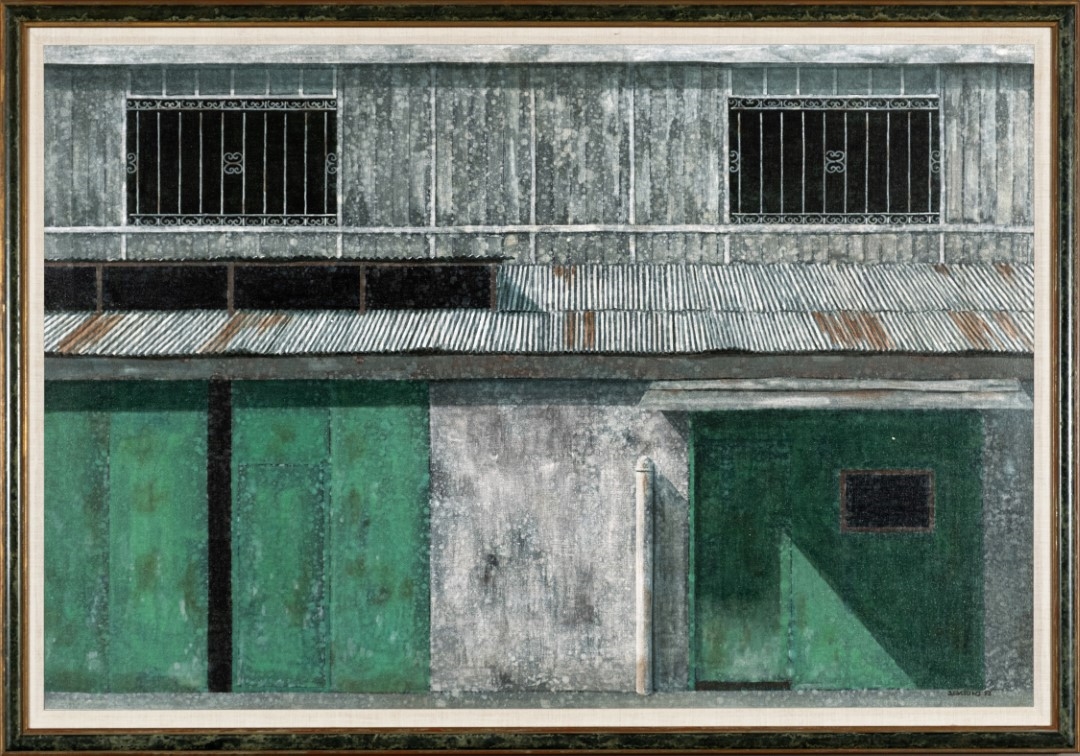 Artwork by Lino Severino, Vanishing Scene # 214, Made of Oil On Canvas