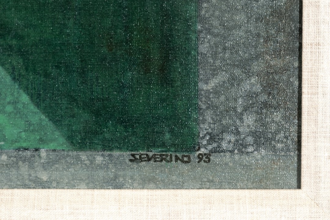 Artwork by Lino Severino, Vanishing Scene # 214, Made of Oil On Canvas