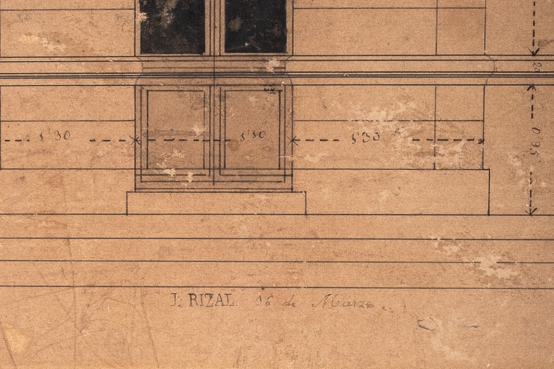 José Rizal | Elevation of the Facade of Rizal’s Academy (1892) | MutualArt