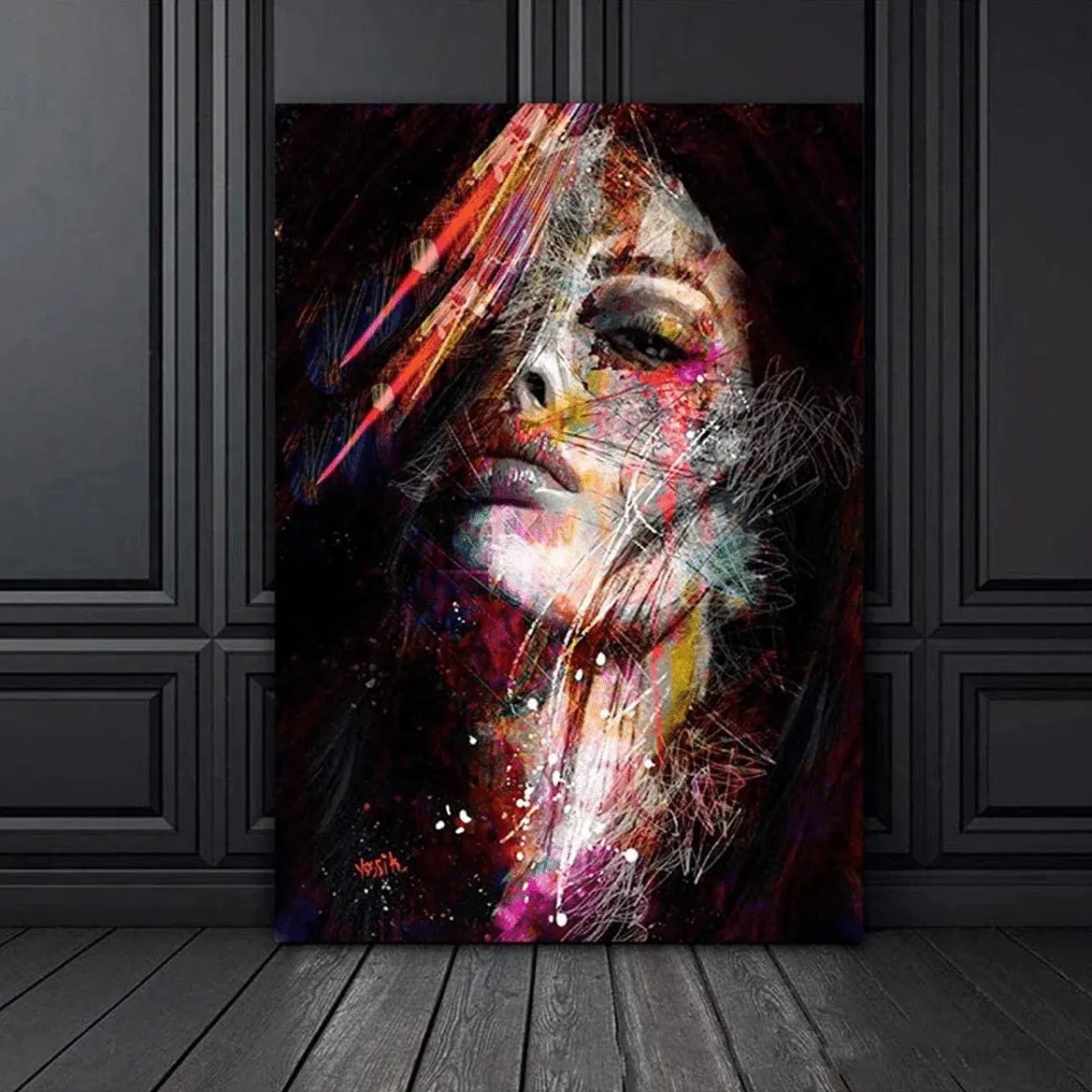 Artwork by Vice, Portrait of the pop girl, Made of Art prints made with top-of-the-range materials