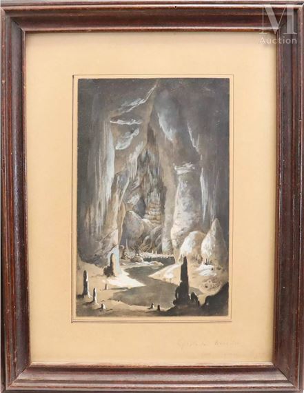 Grotte de Dargilan, près Meyrueis - Eugène Viala