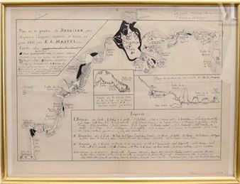 Plan de la Grotte de Dargilan, prÃ¨s Meyrueis - Édouard Alfred Martel