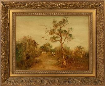 figures on the path - Norman Robins