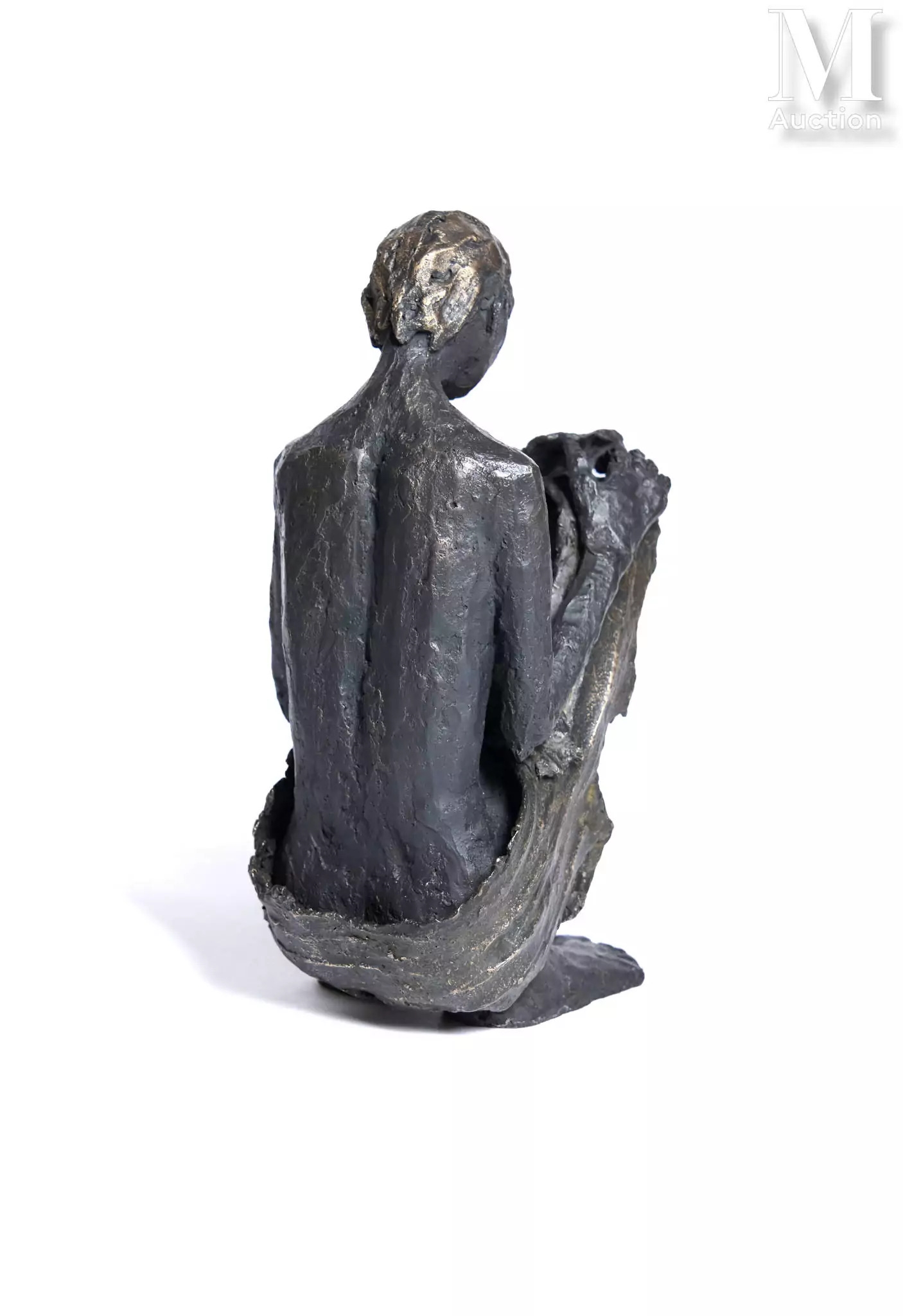 Artwork by Simone Mayor, La lectrice, Made of Bronze