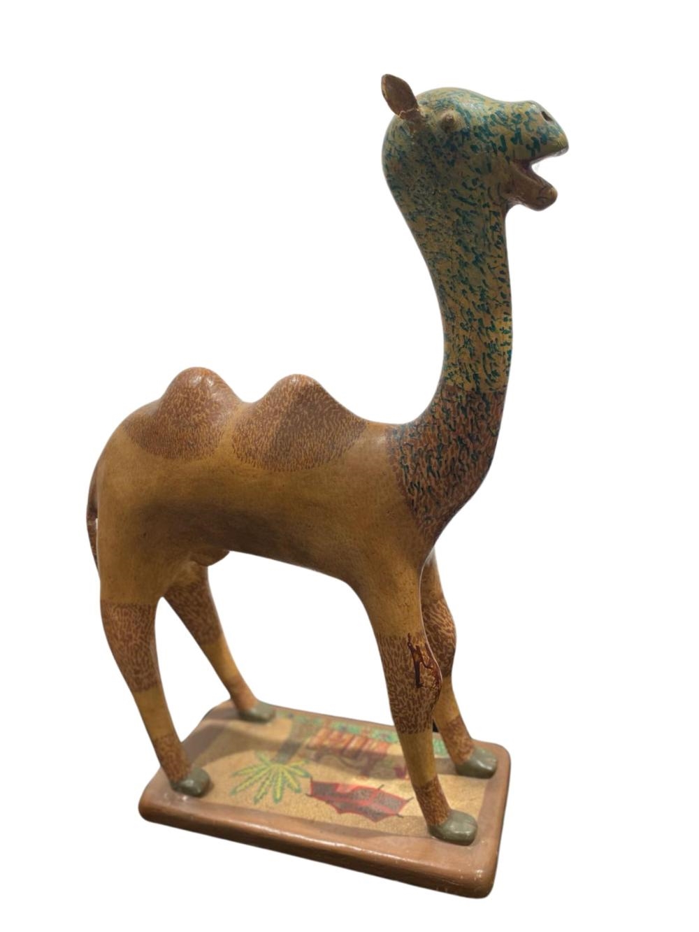 Artwork by Haim Harbon, Camel, Made of Acrylic On Gypsum