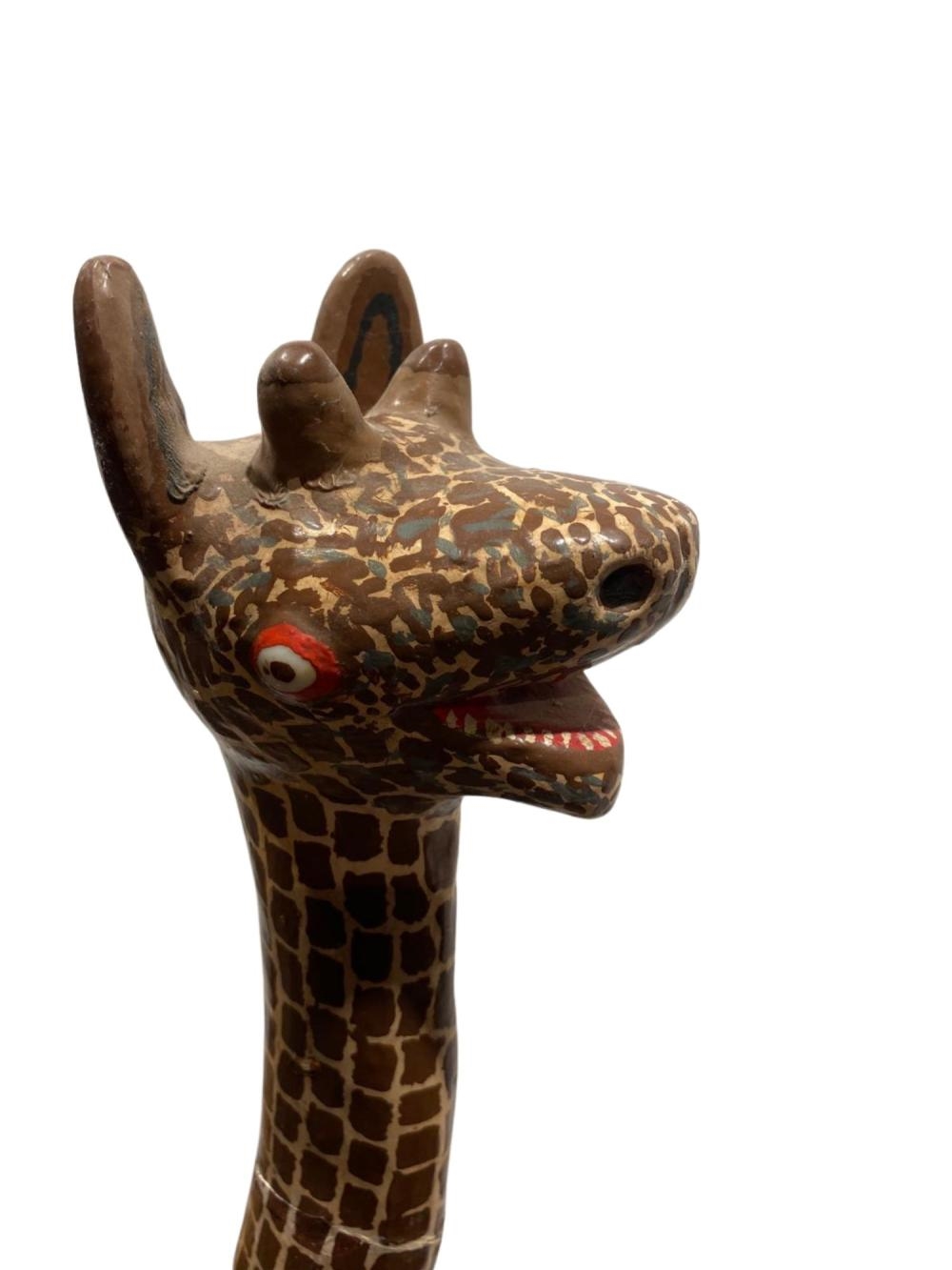 Artwork by Haim Harbon, Giraf, Made of Acrylic On Gypsum