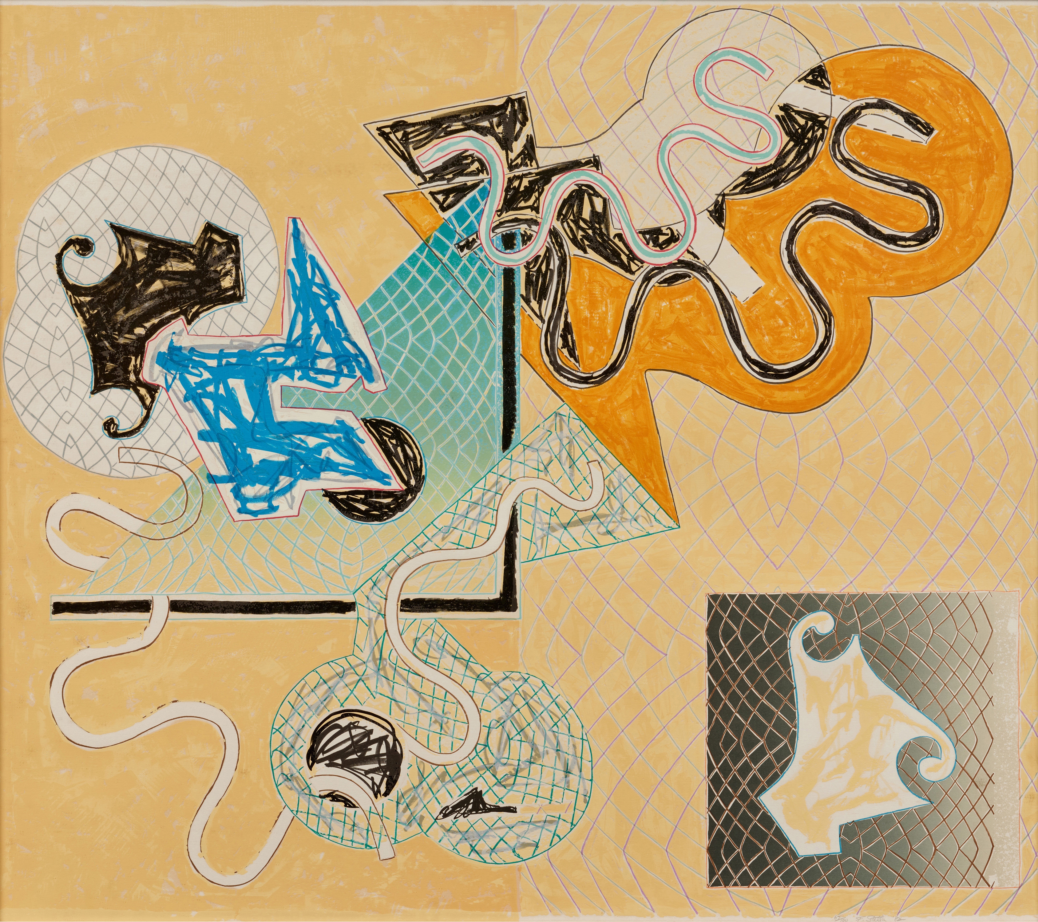Frank Stella | Shards IV (1982) | MutualArt