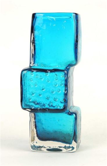 Drunken Bricklayer Glass Vase