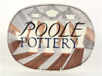 POOLE POTTERY DISPLAY PLAQUE - Ann Read