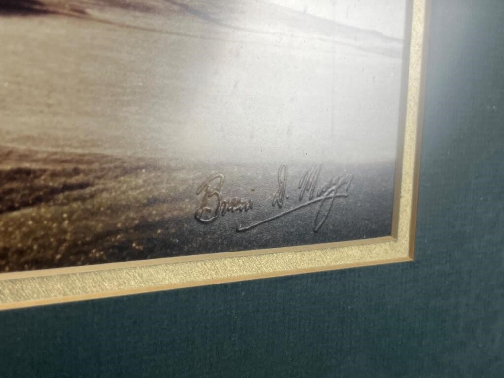 Artwork by Brian D. Morgan, Framed Photograph of Pebble Beach Golf Links, Made of Photograph