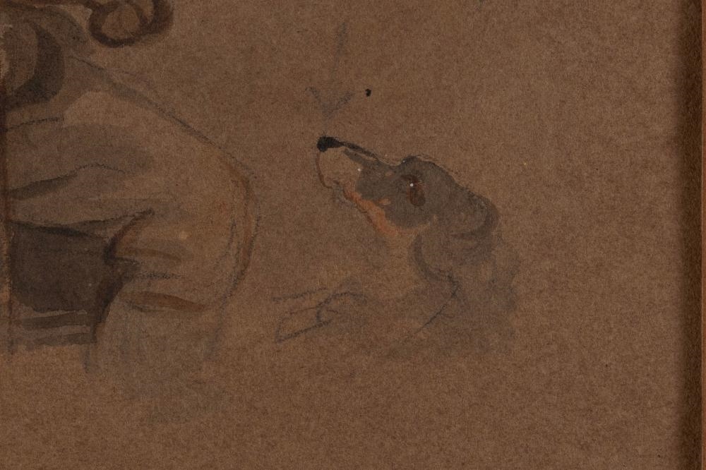 Joseph Mallord William Turner | PORTRAIT OF A MAN AND HIS DOG | MutualArt