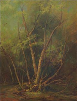 Untitled (Tree) - Ustad Allah Bux