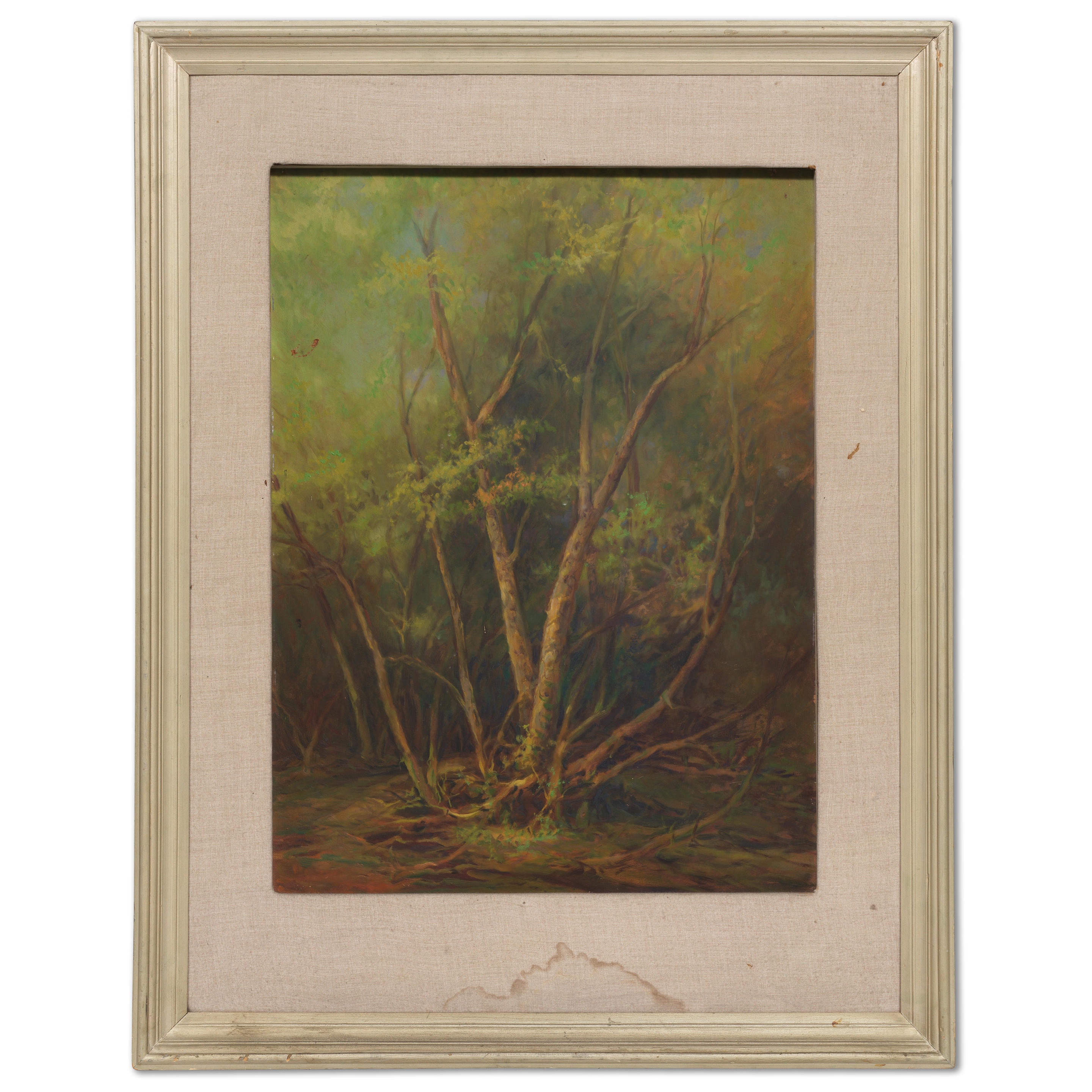 Artwork by Ustad Allah Bux, Untitled (Tree), Made of oil on board