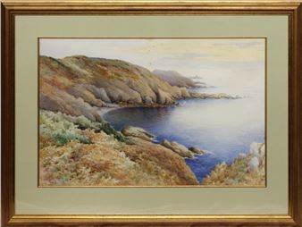 Extensive Channel Island landscape - Ethel S. Cheeswright