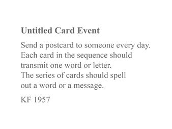 Ken Friedman: 92 Events - Sheldon Museum of Art