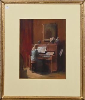 GIRL AT THE PIANO - Jacqueline Fowler