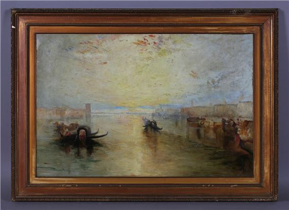 St Benedetto, looking towards Fusina by Joseph Mallord William Turner